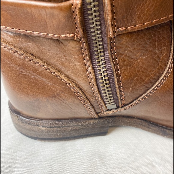 Frye Boots Phillip Riding Boots Leather Brown Size 6B 3476844 Classic - Picture 11 of 16